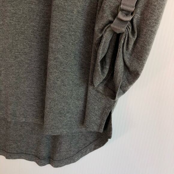 Olive & Oak casual grey top sleeves have buckle detail size medium - Picture 6 of 9